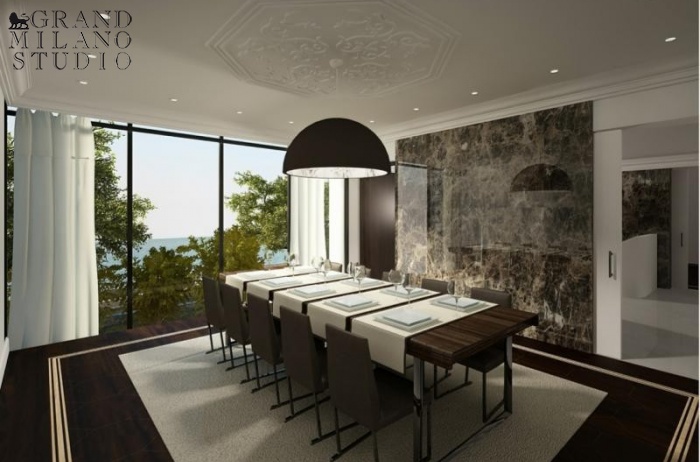 AIK 012 New panoramic view villa with a pool in Roquebrune-Cap-Martin 