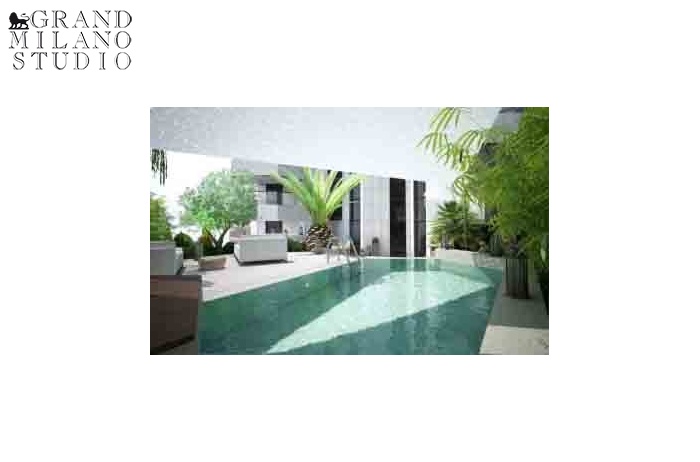 DIK216 Monte Carlo. Luxury apartment with a swimming pool and a garden.