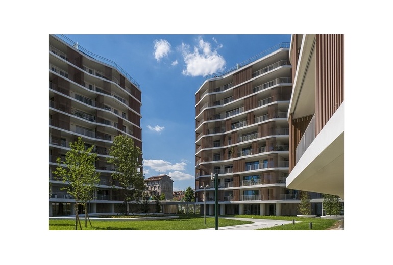 D-AU 58 2-, 3-, 4-bedroom apartments in a a new-built residential compound in Milan 