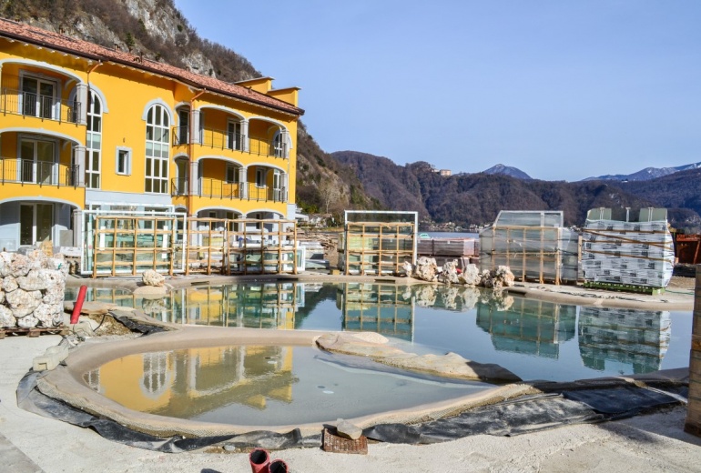 AAU409 apartments on the first line of Lugano Lake, a new residential complex