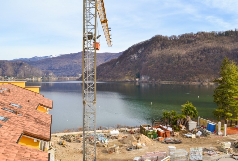 AAU409 apartments on the first line of Lugano Lake, a new residential complex