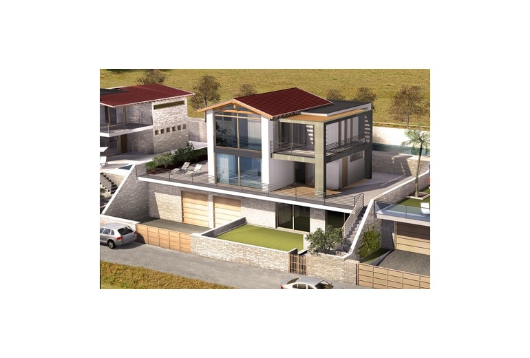 D-OK 15 Panoramic view designer villas with a swimming pool 