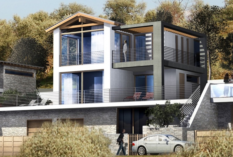 D-OK 15 Panoramic view designer villas with a swimming pool 