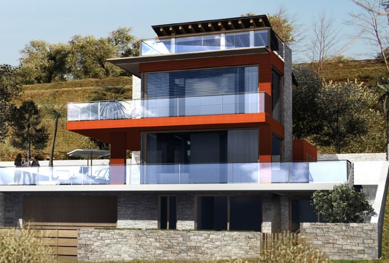 D-OK 15 Panoramic view designer villas with a swimming pool 