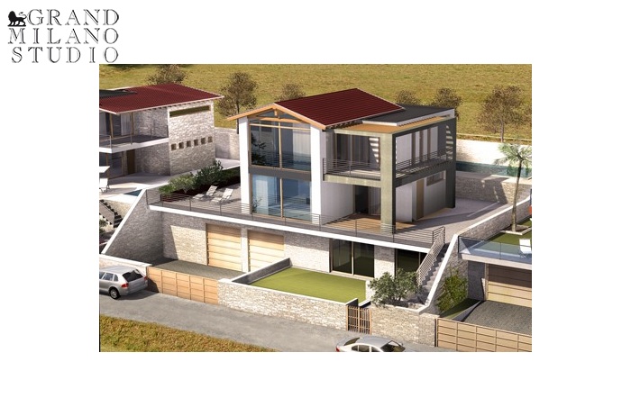 D-OK 15 Panoramic view designer villas with a swimming pool 