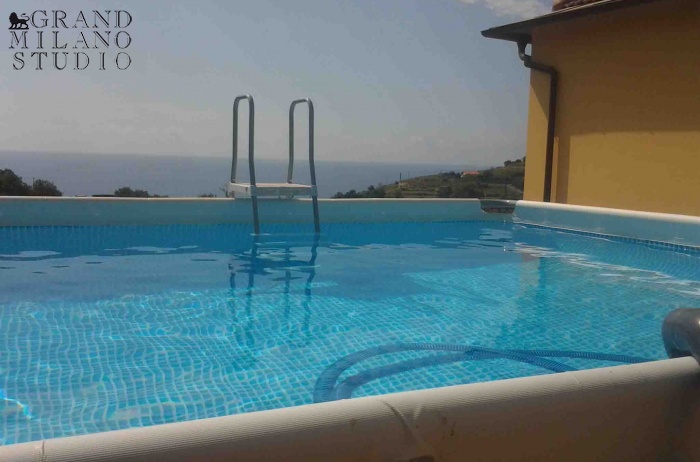 DIK3  A new villa with a stunning sea-view in Santo Stefano al Mare 