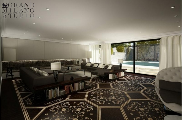 AIK 012 New panoramic view villa with a pool in Roquebrune-Cap-Martin 