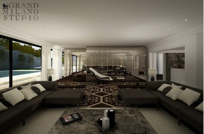 AIK 012 New panoramic view villa with a pool in Roquebrune-Cap-Martin 