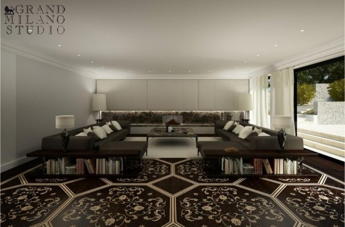 AIK 012 New panoramic view villa with a pool in Roquebrune-Cap-Martin 