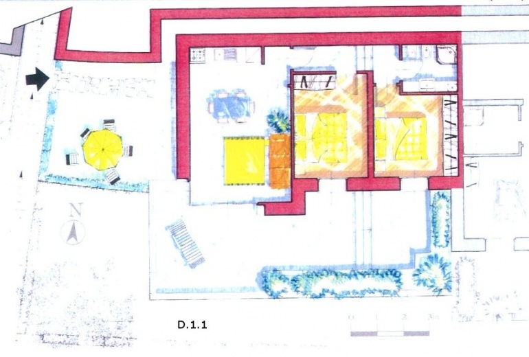 D.IP 1.  Apartments in Alassio.