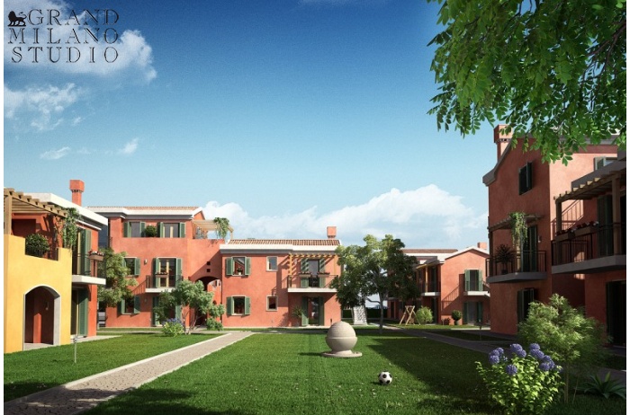 DAB-21  2- and 3-bedroom apartments in a new residential compound in Lido di Jesolo