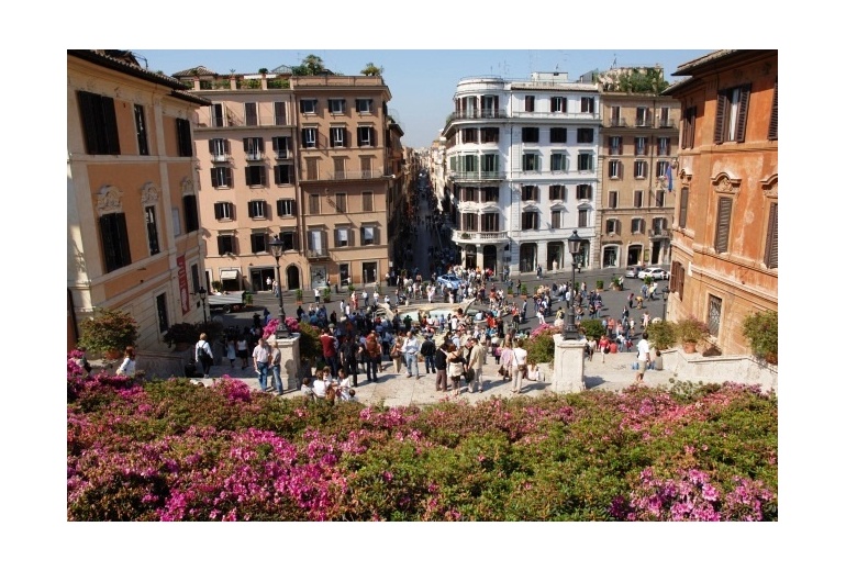 D-SVM.98. A villa with a garden on Piazza di Spagna, Rome