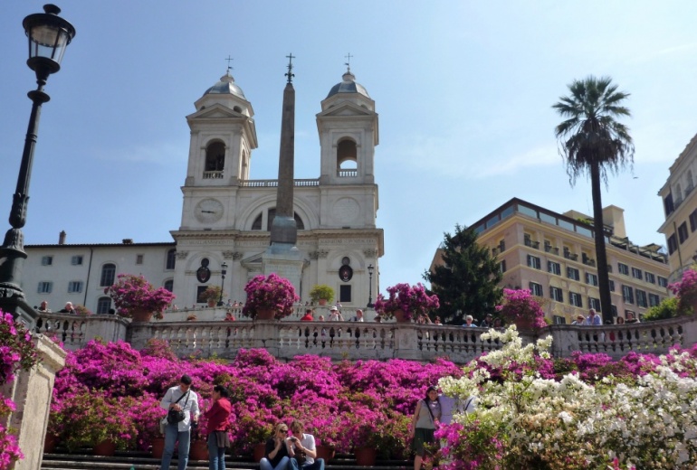 D-SVM.98. A villa with a garden on Piazza di Spagna, Rome