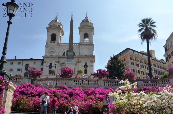 D-SVM.98. A villa with a garden on Piazza di Spagna, Rome