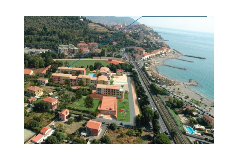 DIK186 Imperia. New apartments in a new residence at 100 meters from the sea!