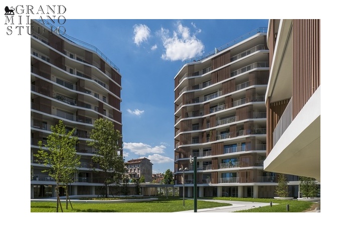 D-AU 58 2-, 3-, 4-bedroom apartments in a a new-built residential compound in Milan 
