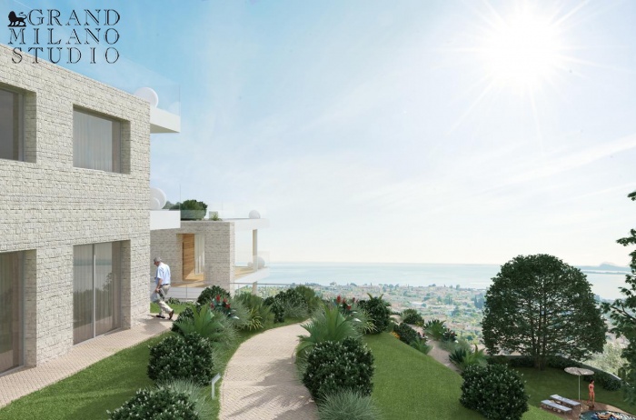 DALB30b New apartments under construction 2016 with Garda Lake view