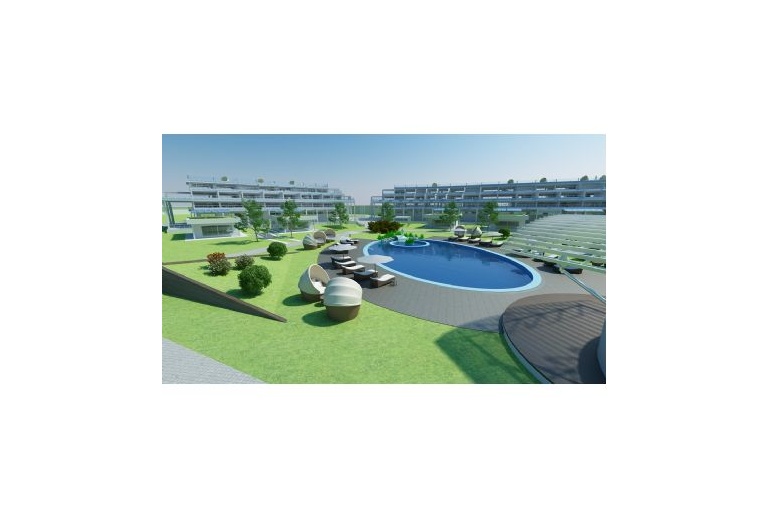 D-AU 396 Apartments with a roof swimming pool in a new residential complex on Lake Iseo 