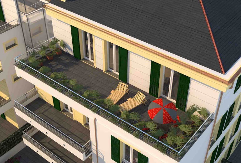 DIK272 Chiavari. Front sea  new apartments!