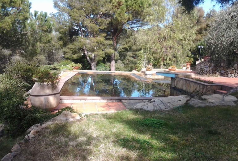 DIK63 Panoramic view villa with a swimming pool in Andora 
